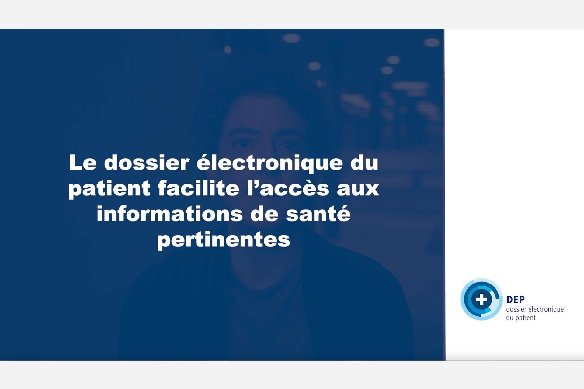 Le dossier électronique du patient facilite l’accès aux informations de santé pertinentes